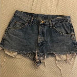 Vintage Wrangler denim shorts